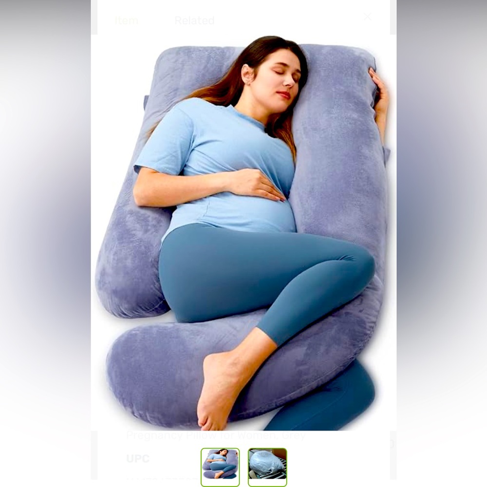 Huggable - U Shaped Maternity Body Pillow